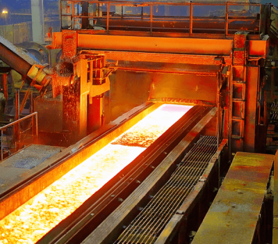 La Coul e Continue Production De Pi ces M talliques Semi finies